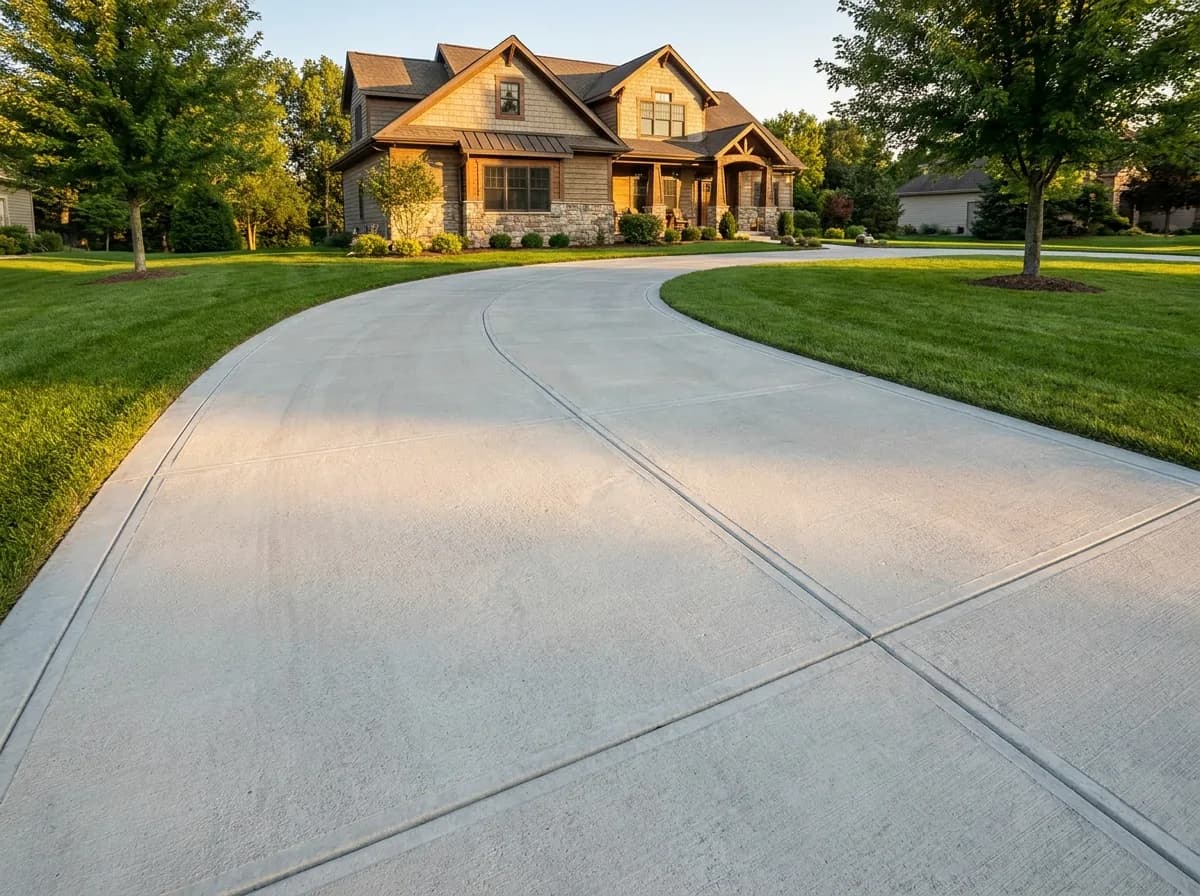 Concrete driveway installation in Tuscaloosa, AL
