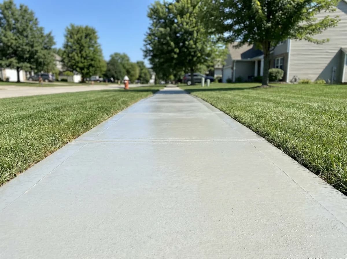 Concrete walkway installation in Tuscaloosa, AL